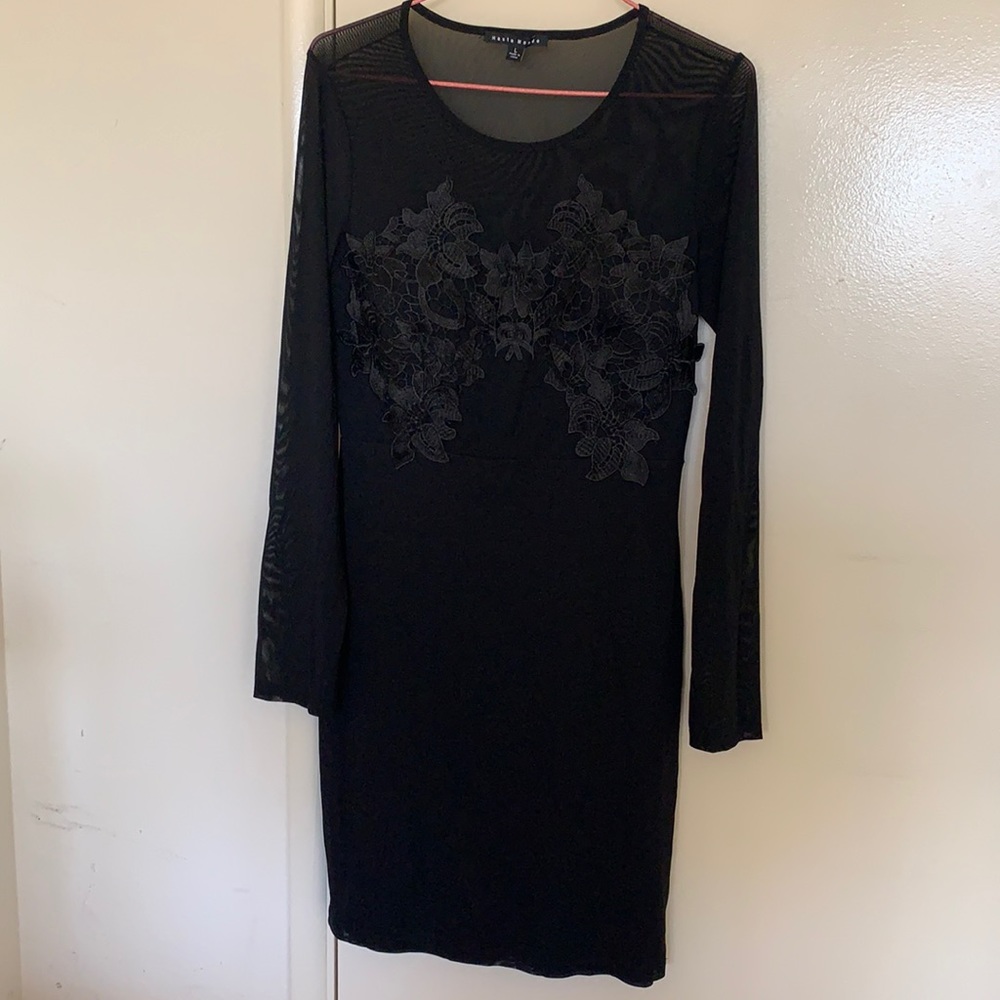 Favorite Love Affair Mesh Midi Dress